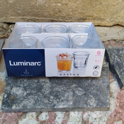 6 verrines Gaston Luminarc 9cl