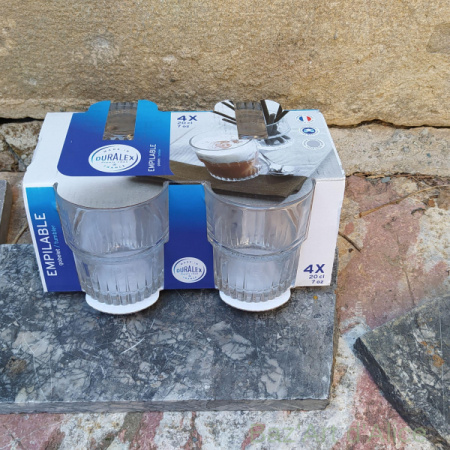 4 verres empilable 20cl Luminarc
