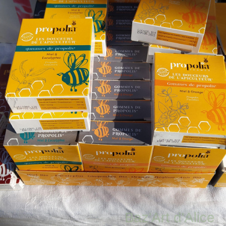 gomme à la Propolis